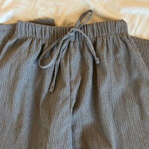 Zara Gray Ankle Cropped Pants